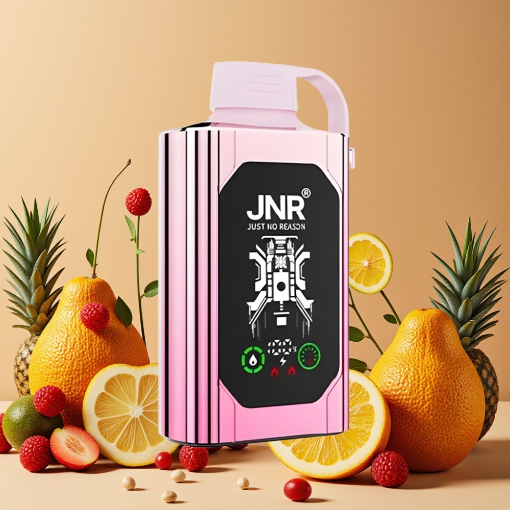 JNR Shisha Hookah Box 20500 Puffs Vape Disposable Asesina de Corazones con Pantalla HD y Carga Rápida Type-C