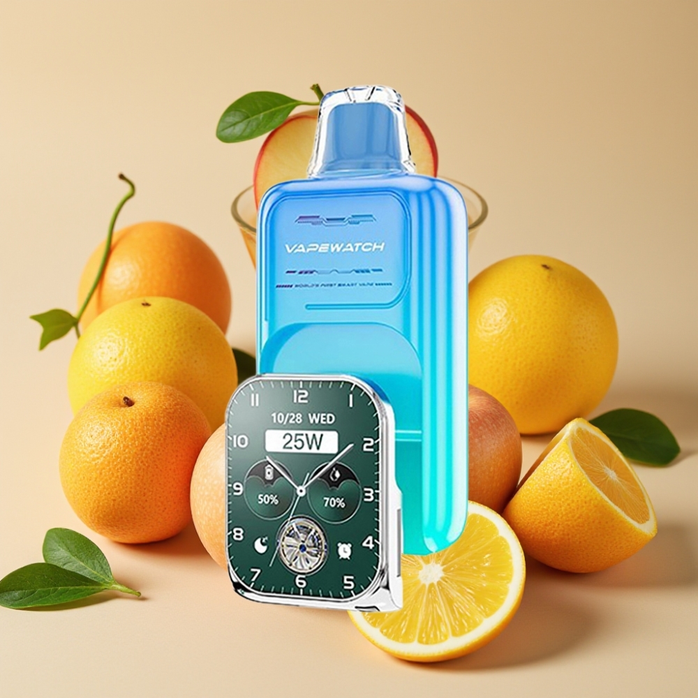 JNR VapeWatch 30000 Puffs Vape Desechable Manzana Ácida Helada 19mL 5%