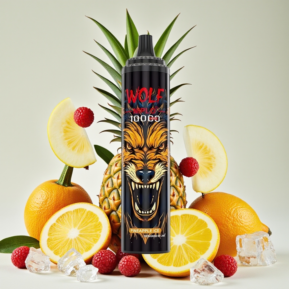 JNR Wolf Niplo 10000 Puffs Vape Piña Hielo con 20ml y 5% Nicotina
