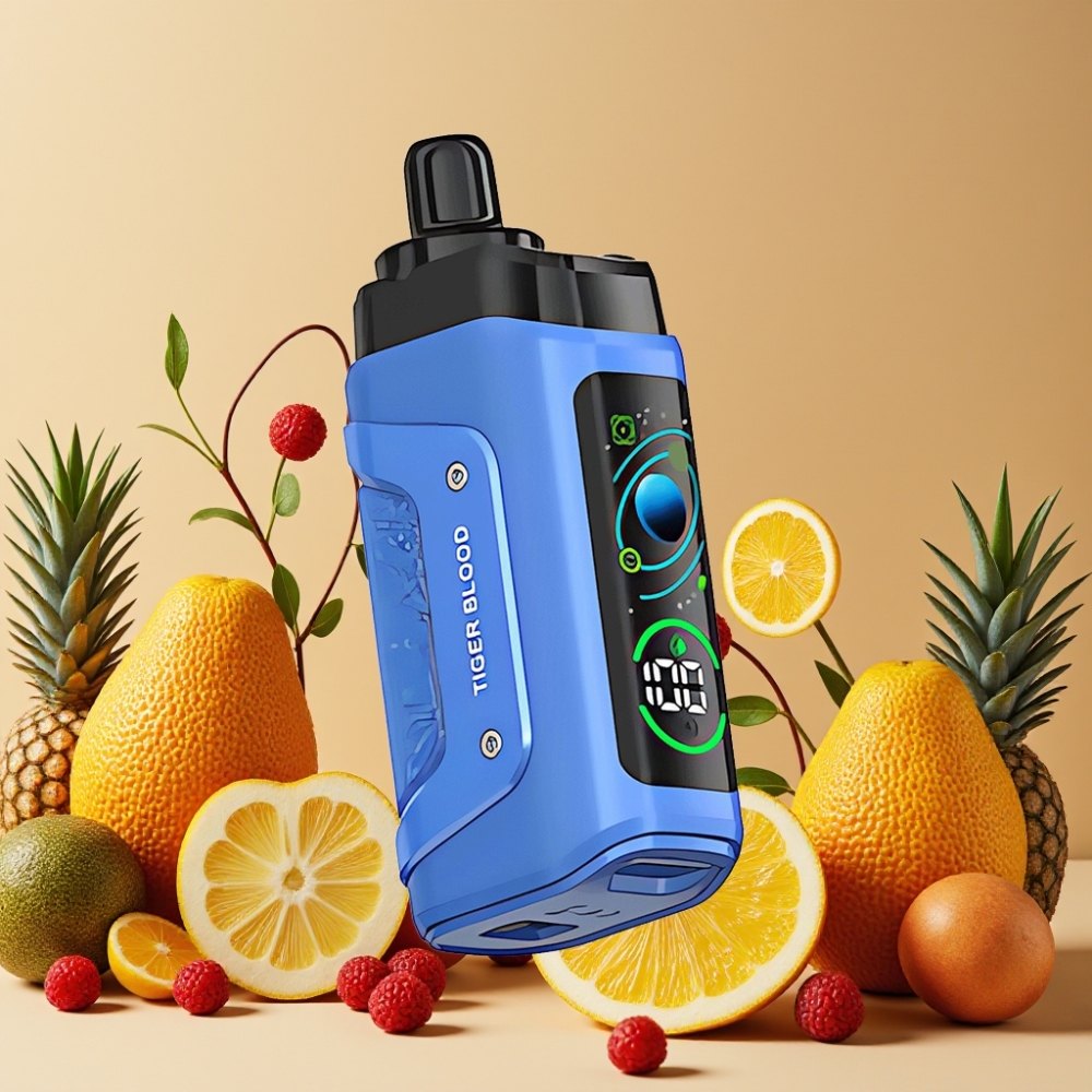 Razz Bar 45000 Puffs Desechable Vape Sangre de Tigre y Ajuste de Flujo de Aire