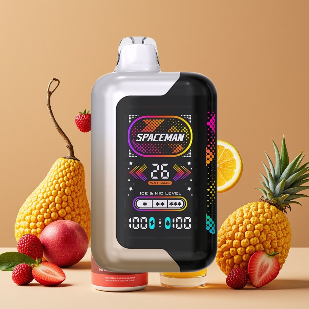 SMOK SPACEMAN SP40000 Cero Nicotina Desechable con Sabor a Cerveza de Raíz y Pantalla LED