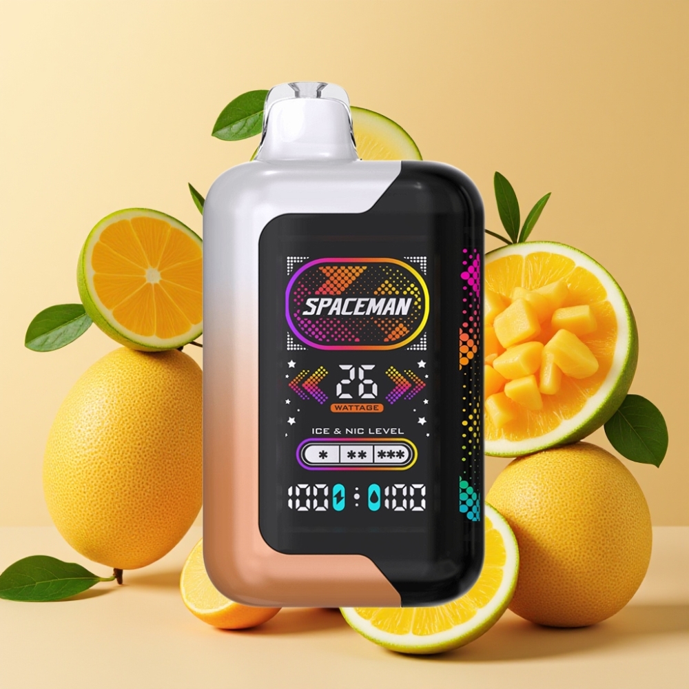SMOK SPACEMAN SP40000 Cero Nicotina Vape Desechable Mango Ácido Melón Miel