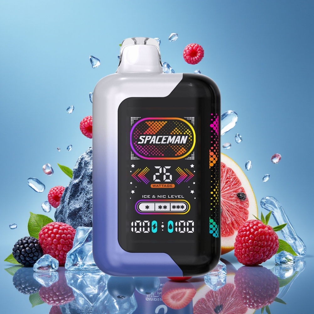 SMOK SPACEMAN SP40000 Vape Desechable Arándano Azul Hielo y SP40000 Cero Nicotina