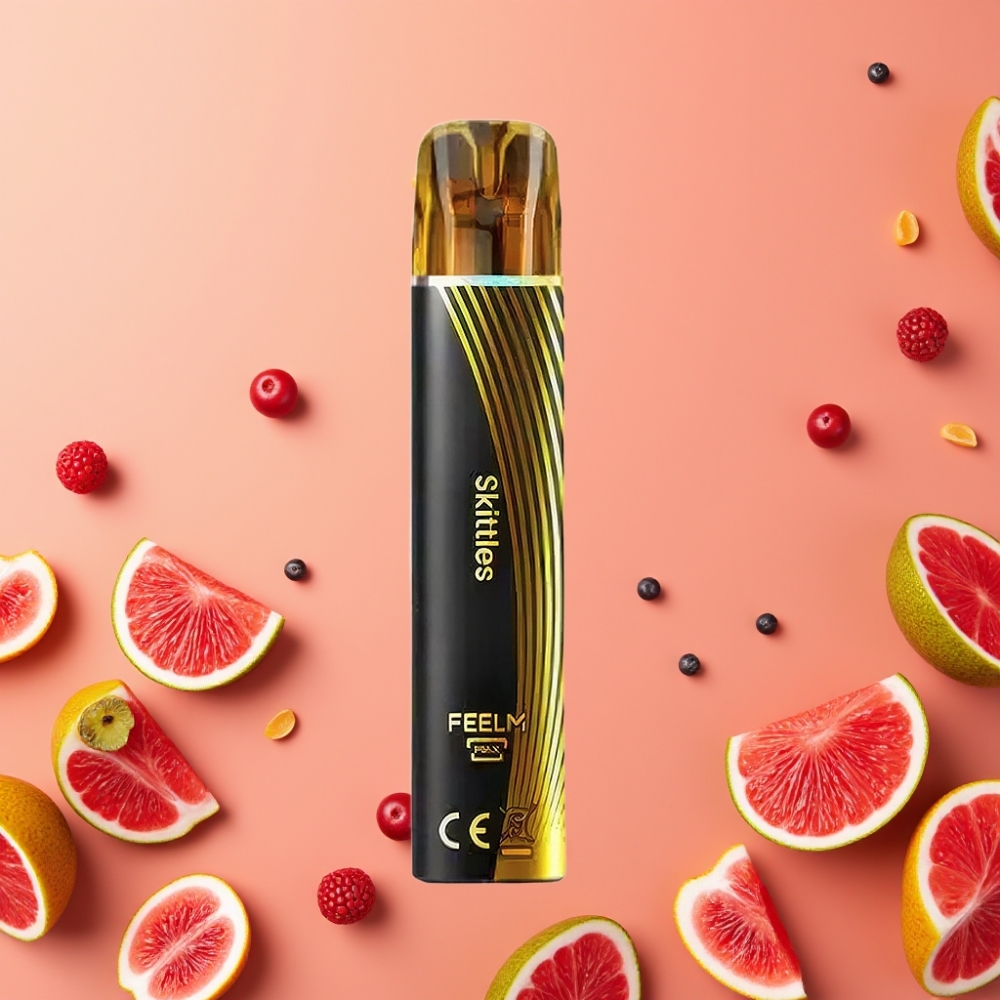 JNR BlackGolden 800 Puffs Desechable Vape Skittles con Batería 550mAh