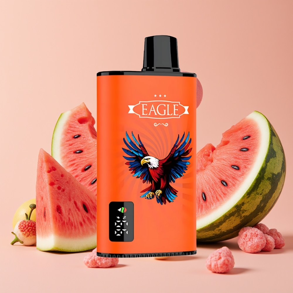 JNR EAGLE Smart 23000 Puffs Desechable Vape Chicle de Sandía con Pantalla Digital y Bobina Mesh 10ohm