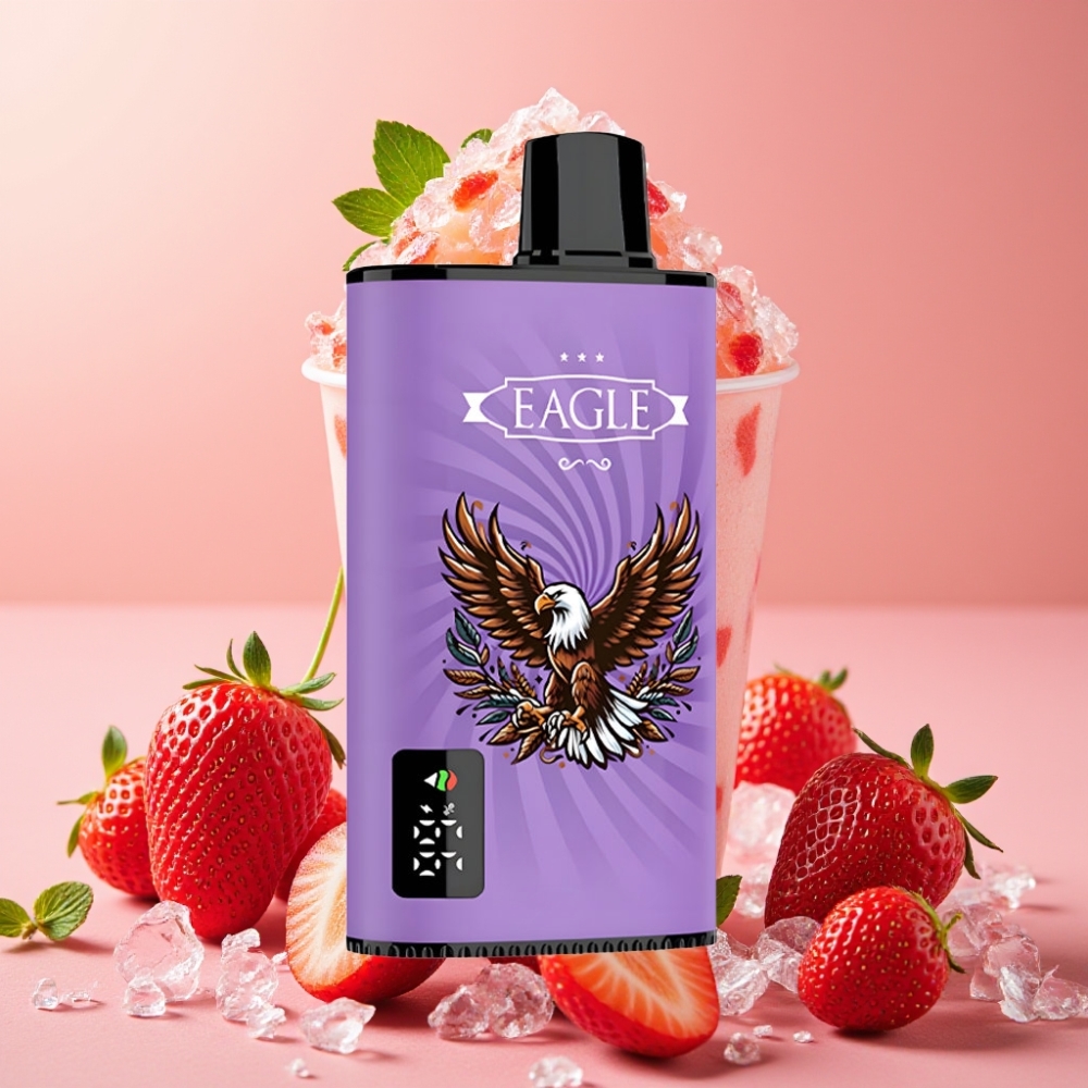 JNR EAGLE Smart 23000 Puffs Desechable Vape Fresa Helada con Pantalla Digital y Bobina Mesh 10ohm