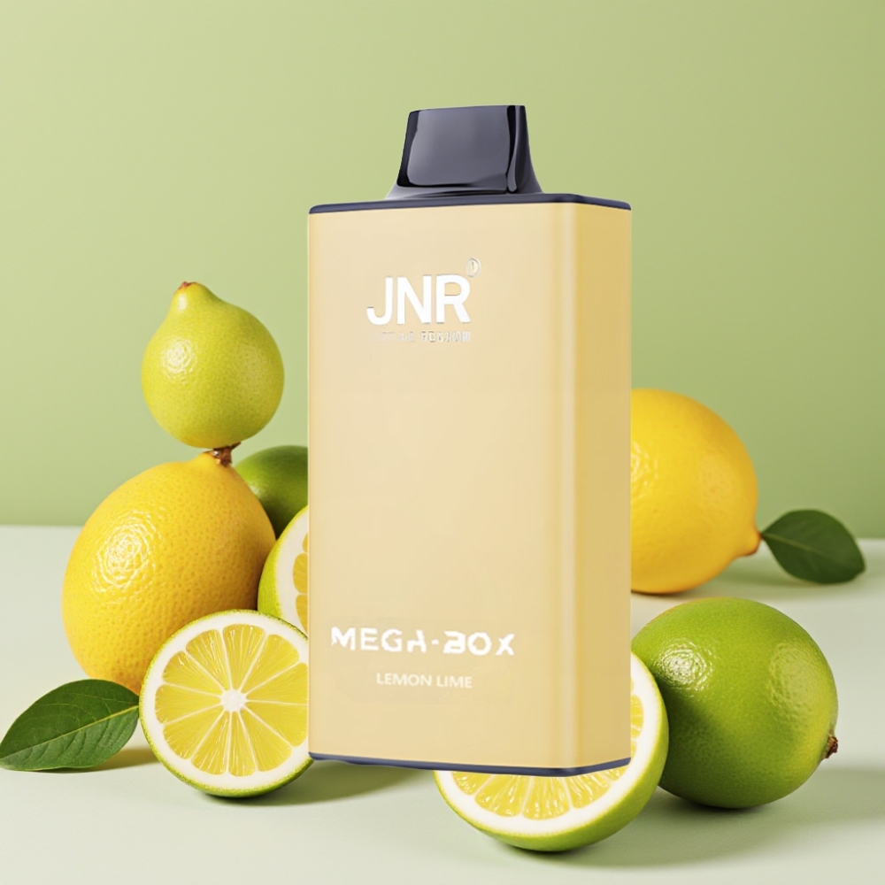 JNR Mega Box 25000 Puffs Desechable Vape Limón Lima con Carga Rápida Type-C
