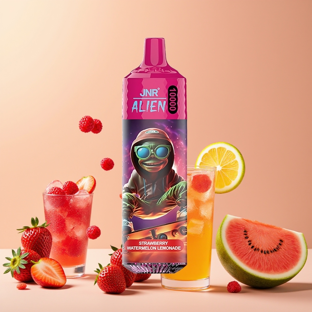 JNR Alien 10000 Puffs Fresa Sandía Limonada