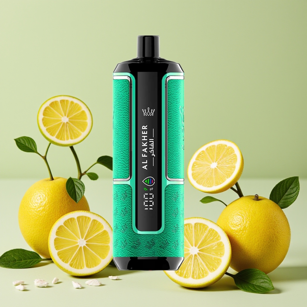Al Fakher Crown Bar 15K Hypermax Desechable Kit Limón Menta 22ml 600mAh