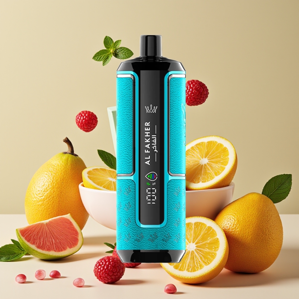 Al Fakher Crown Bar 15K Hypermax Kit Vape Desechable Menta Chicle 22ml 15000 Caladas