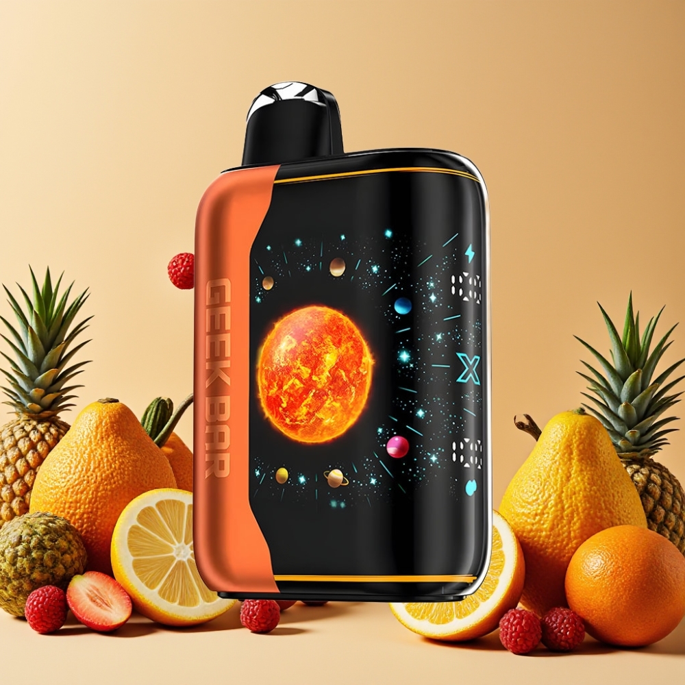 GEEK BAR Platinum Edition 25000 Vape Desechable Sabor Ponche con Pantalla 3D y Carga Rápida