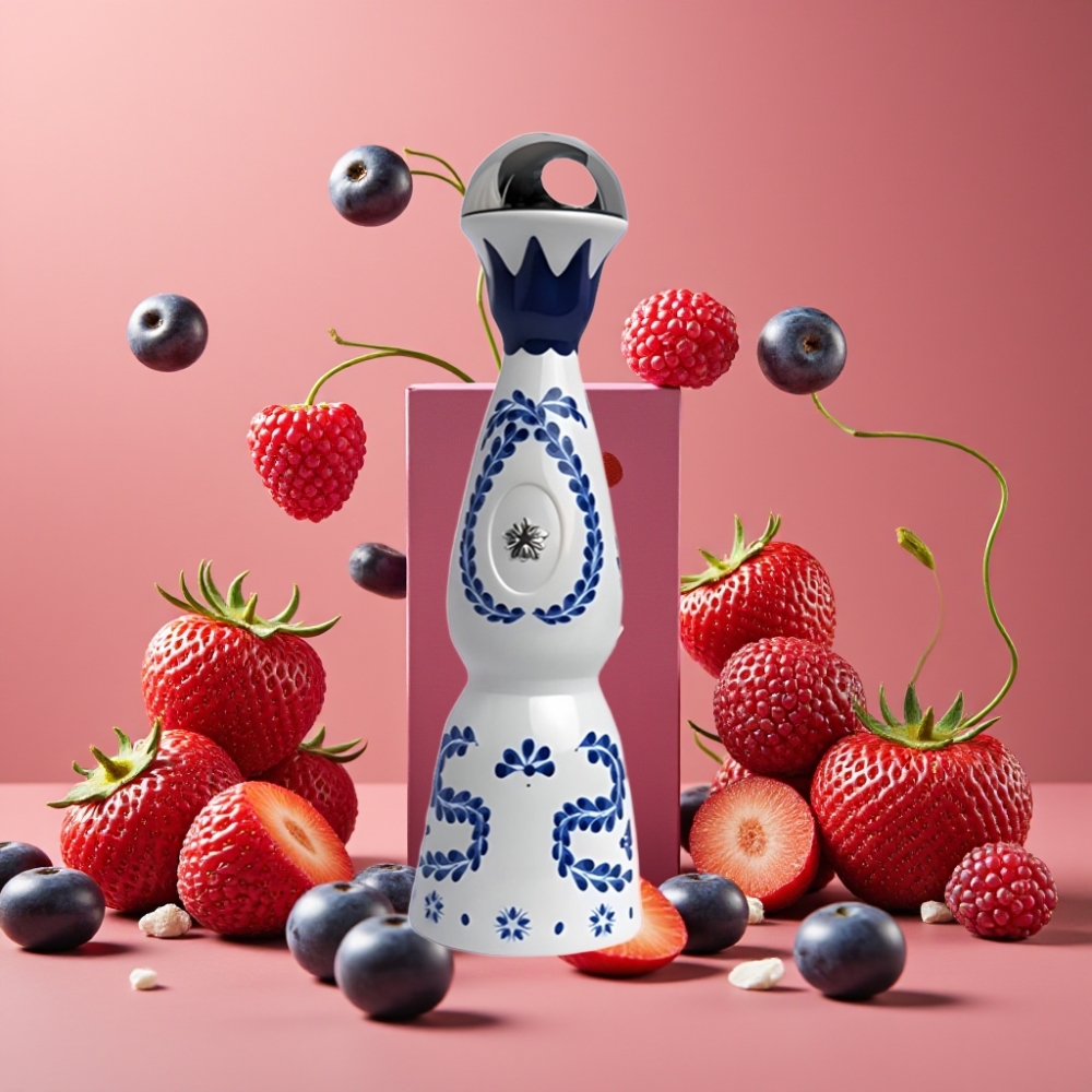 HUMO Azul 15000 Puffs Vape Recargable USB-C con Sabor a Uva y Frutos del Bosque