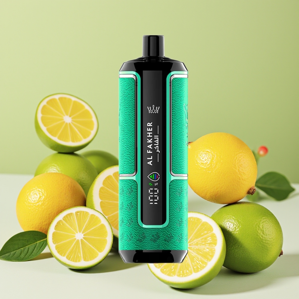 Al Fakher Crown Bar 15K Hypermax Desechable Vape Kit Limón Lima 22ml 15000 Puffs