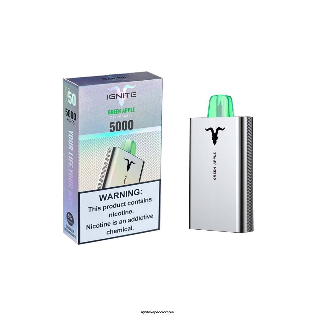 IGNITE V50 pluma vaporizador manzana verde 86JD157 - IGNITE Vape Precio Colombia